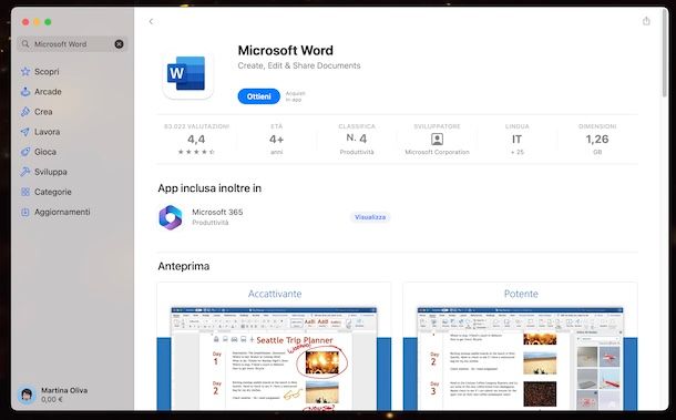 Microsoft Word Mac