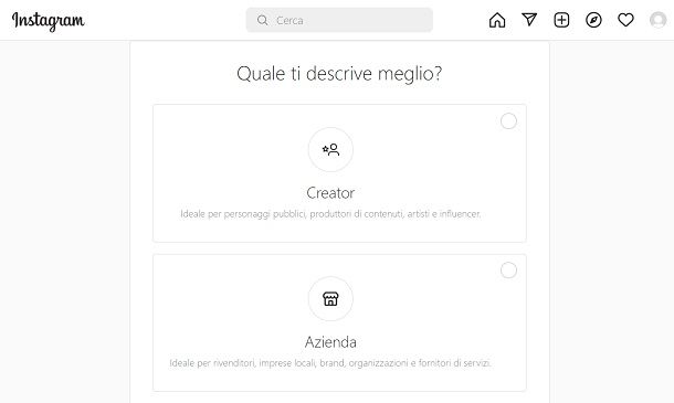 Come inserire blog personale su Instagram PC