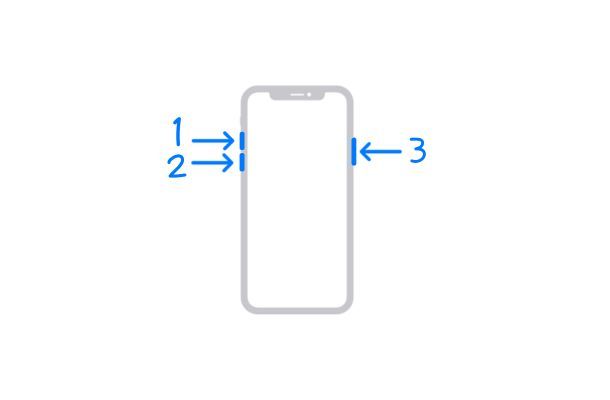Spegnere iPhone con i tasti