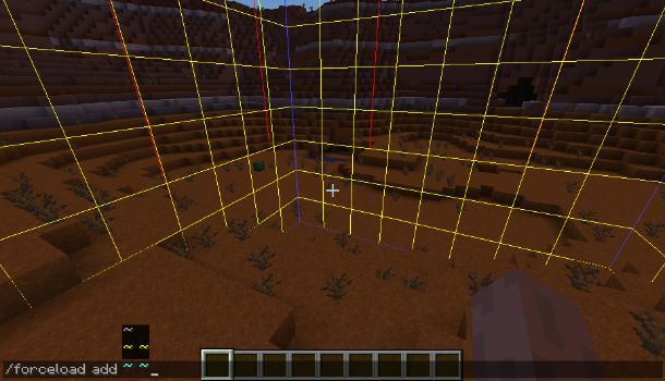 Ricaricare chunk Minecraft