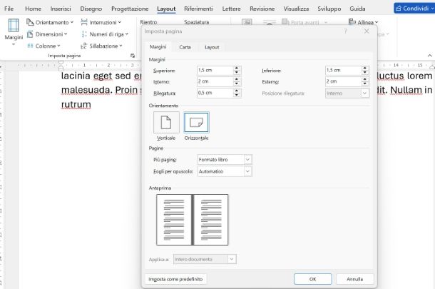 Come stampare un libriccino con Word