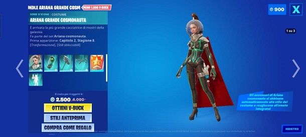 Ariana Grande Cosmonauta Skin Fortnite