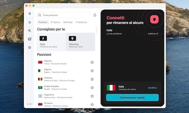 Come cambiare indirizzo IP