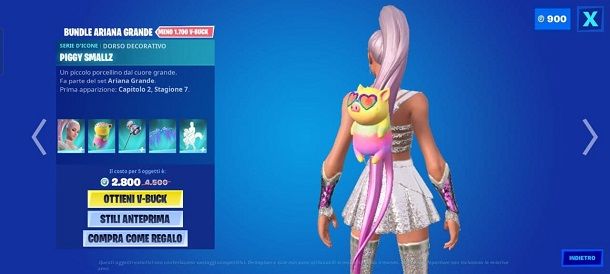 Piggy Smallz Ariana Grande Skin Fortnite