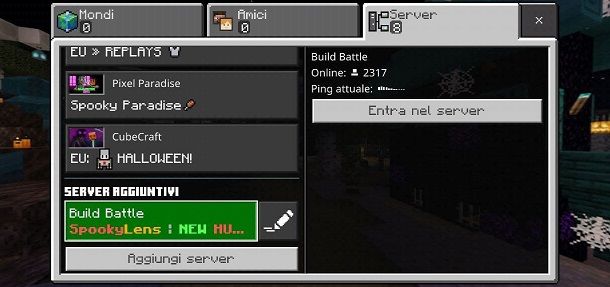 Server Build Battle Minecraft PE