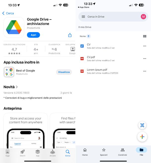 Google Drive iOS