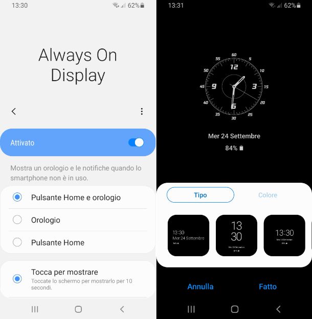 Always On Display Samsung