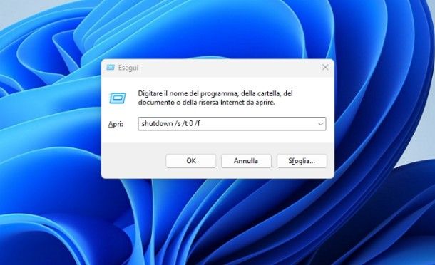 Come spegnere il PC dalla tastiera