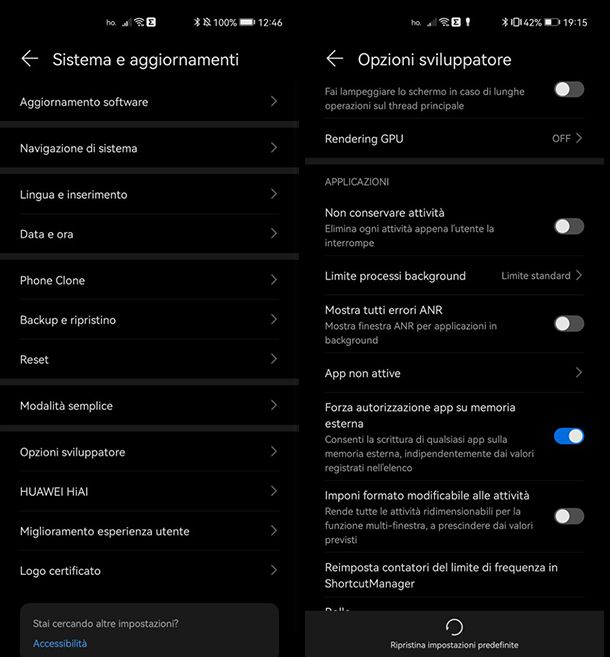 Forzare lo spostamento delle app su SD