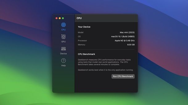 Geekbench macOS