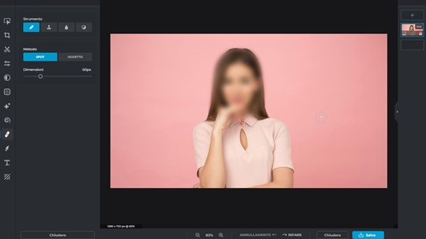 Pixlr Programmi per oscurare i volti nei video