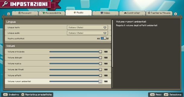 Come cambiare lingua su Minecraft Legends