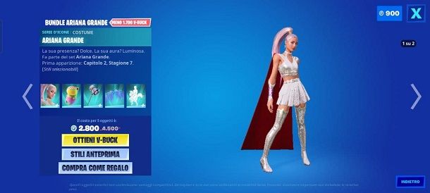 Ariana Grande Skin Fortnite