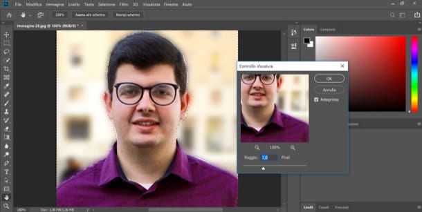 Come rendere sfocata una foto con Photoshop