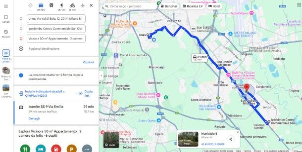 Come creare itinerario a tappe Google Maps