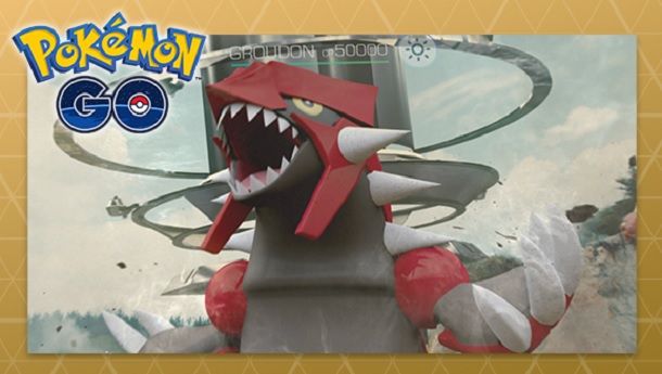 Groudon leggendario Pokemon GO