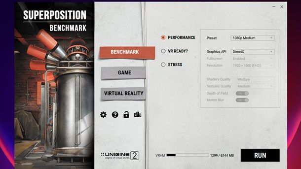 Superposition Benchmark Programmi per PC