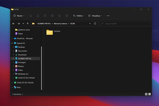 Come scaricare foto da HUAWEI a PC con Esplora file