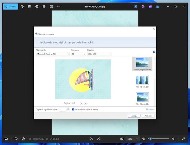 Stampante PDF Windows