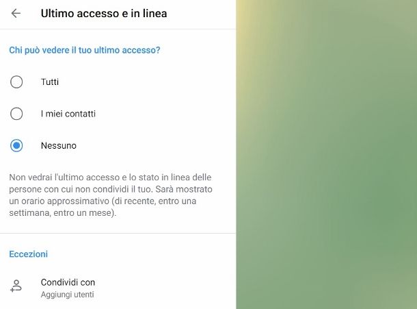Come non far vedere che sei online su Telegram da PC