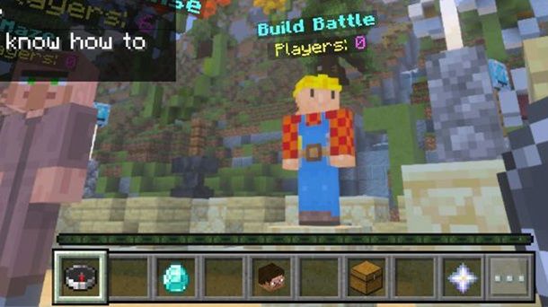NPC Build Battle server Bedrock