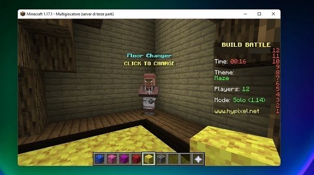 Floor Changer Minecraft Build Battle Hypixel