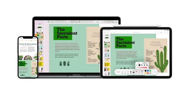 creare pdf con pages