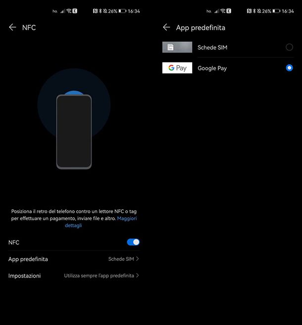 Come funziona NFC su Android su HUAWEI