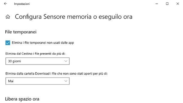 Windows 10 File temporanei