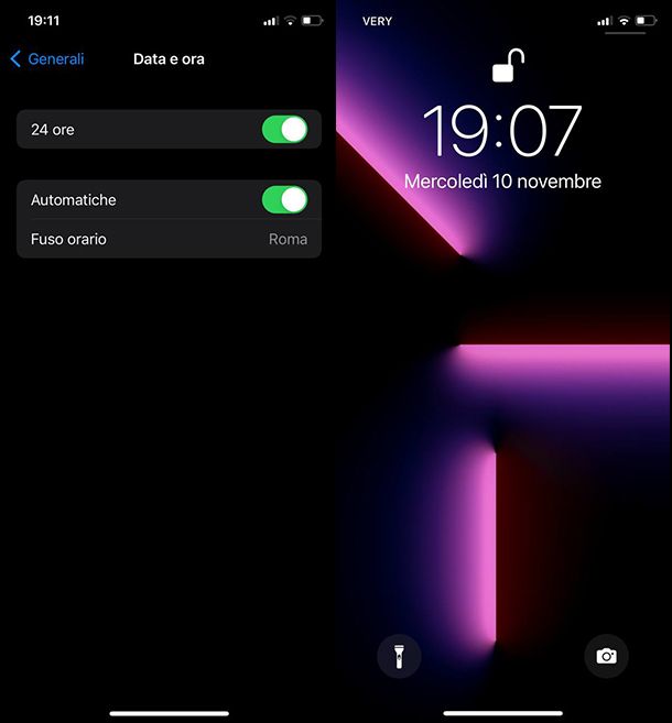 Come mettere l'orologio sulla schermata di blocco di iPhone