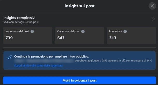 Come vedere le visualizzazioni dei post su Facebook