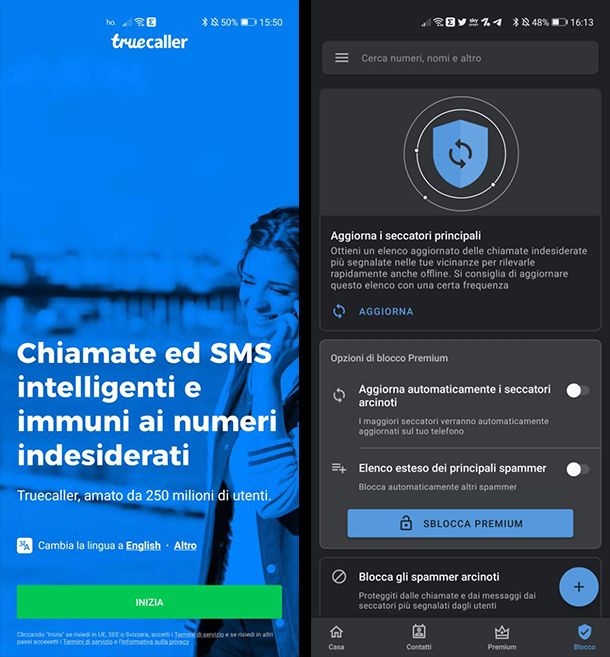 App per bloccare chiamate