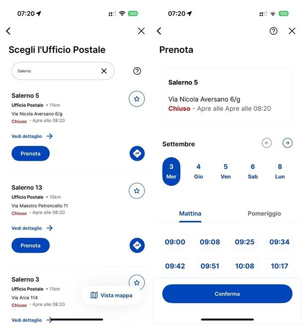 Come prenotare appuntamento Poste Italiane per SPID tramite app