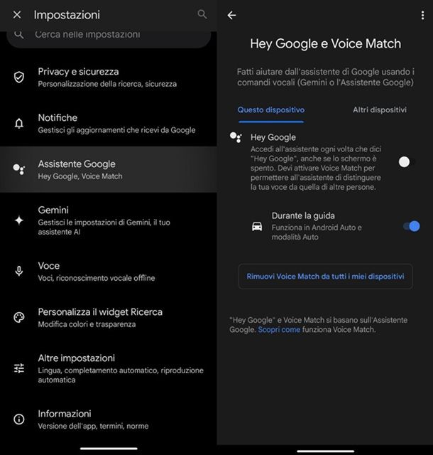 Come disattivare Google Assistant