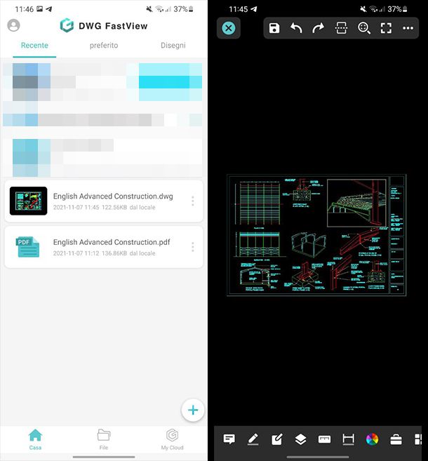 Come aprire DWG su smartphone e tablet Android