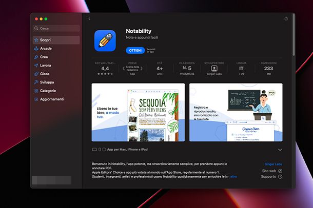 Come scaricare app da Mac App Store