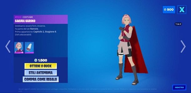 Come sbloccare la skin di Sakura su Fortnite