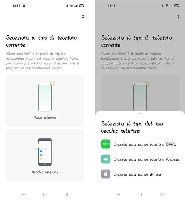 Come trasferire dati da HUAWEI a OPPO con clona telefono
