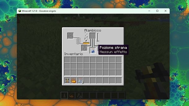 Come creare pozione strana Minecraft