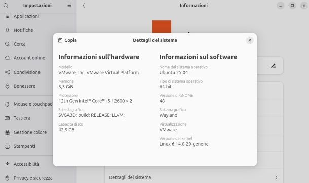 Vedere se Ubuntu è 32 o 64 bit