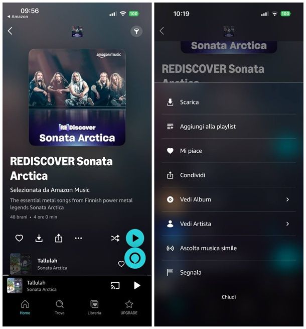 Come scaricare musica su iPhone da Amazon Music