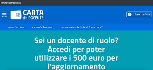 Carta del Docente