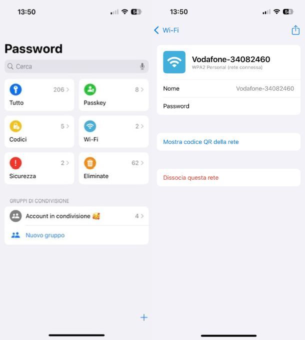 Recupero password Wi-Fi