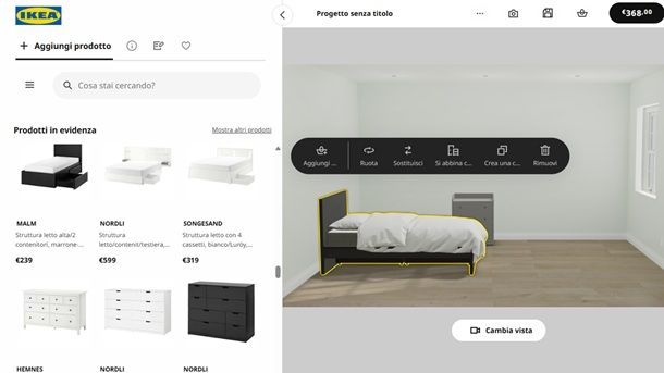 IKEA Kreativ Arredare casa in 3D