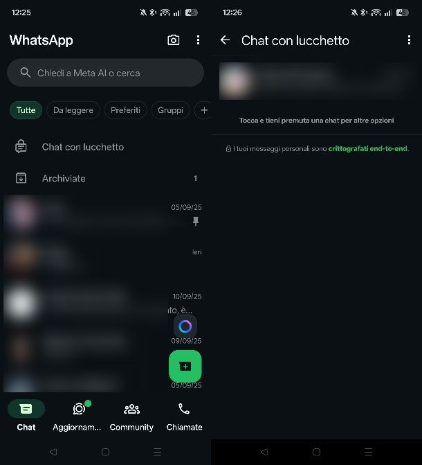 Come trovare un contatto nascosto su WhatsApp