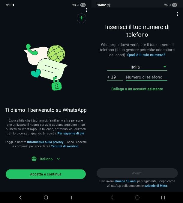 Effettuare la verifica iniziale
