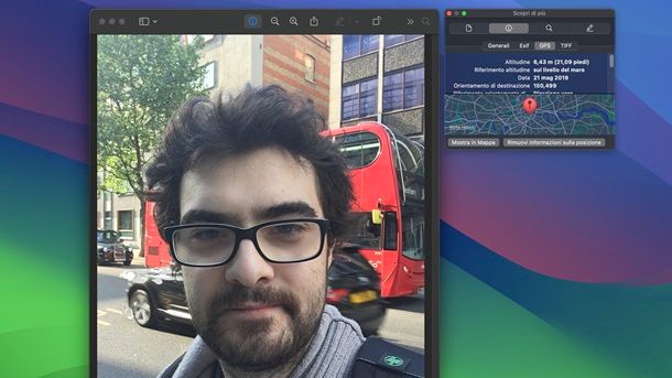 Come localizzare una foto su macOS