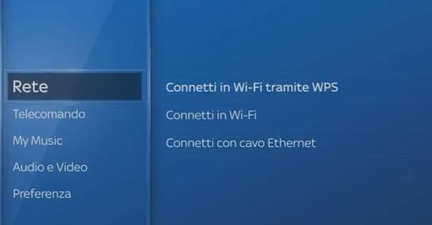 Come collegare il decoder a Internet Wi Fi
