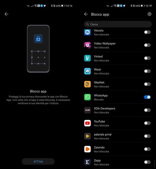 Come mettere la password alle applicazioni su Android su HUAWEI