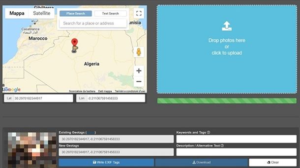 Come localizzare una foto online